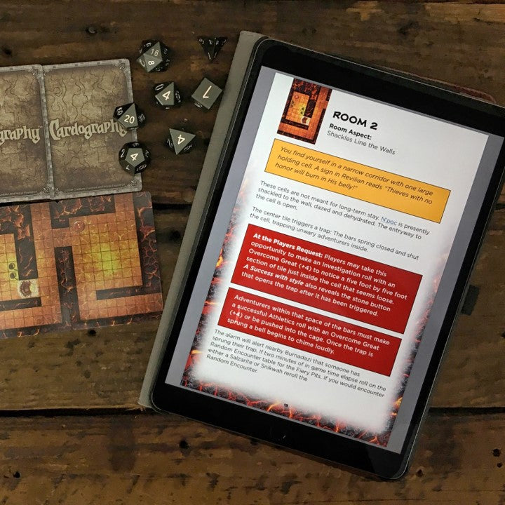 Atmar's Cardography - Enter the Fiery Pits