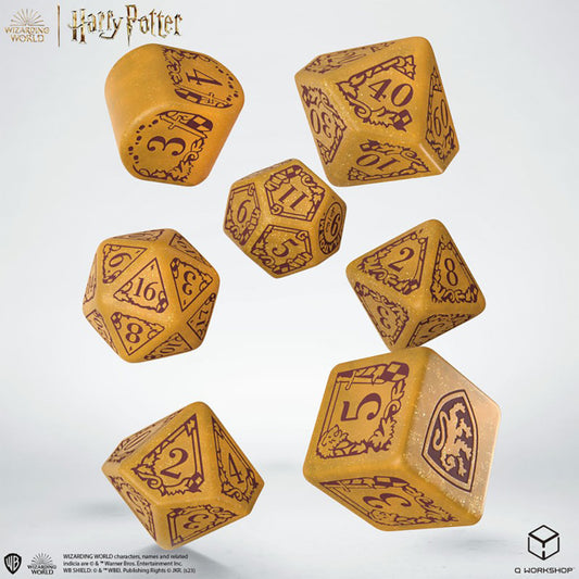 Q Workshop - Harry Potter Gryffindor Modern Gold 7-Dice Set
