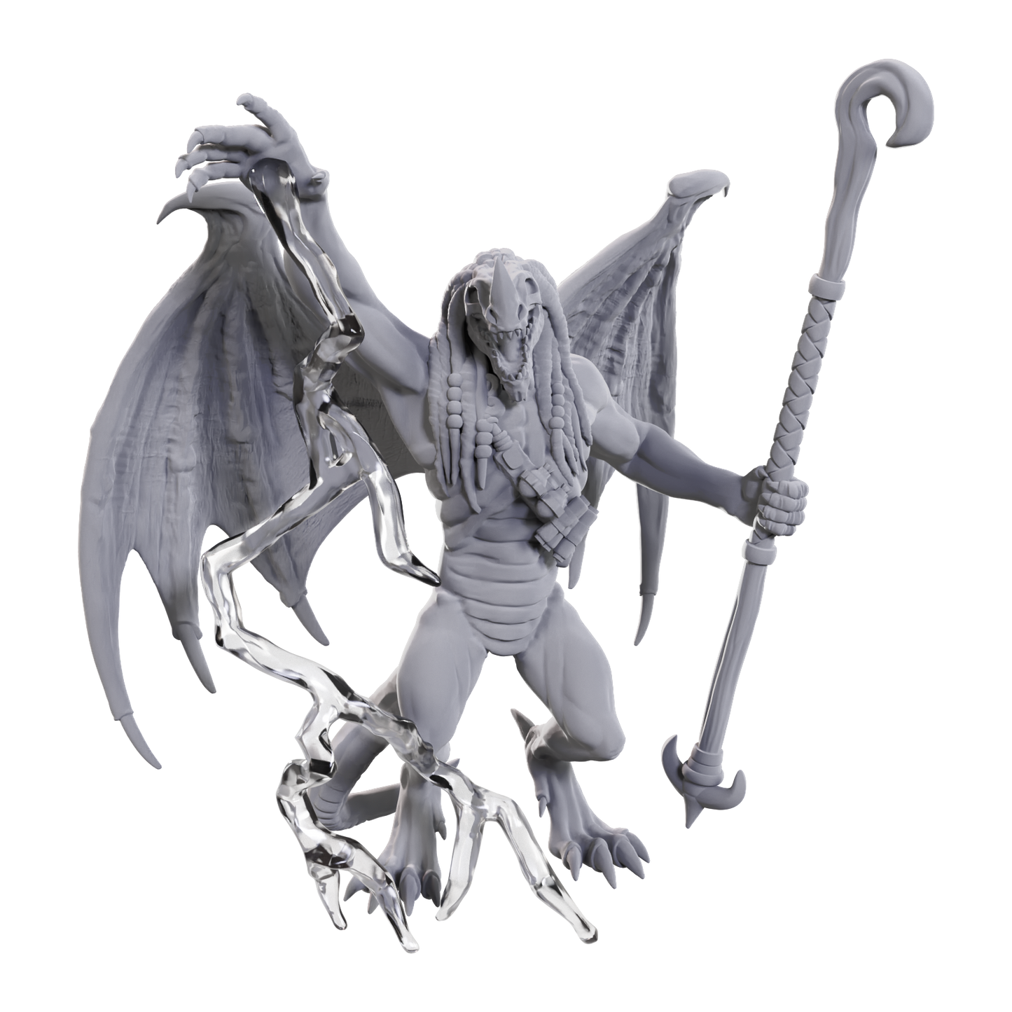 D&D Unpainted - Blue Abishai (90703)