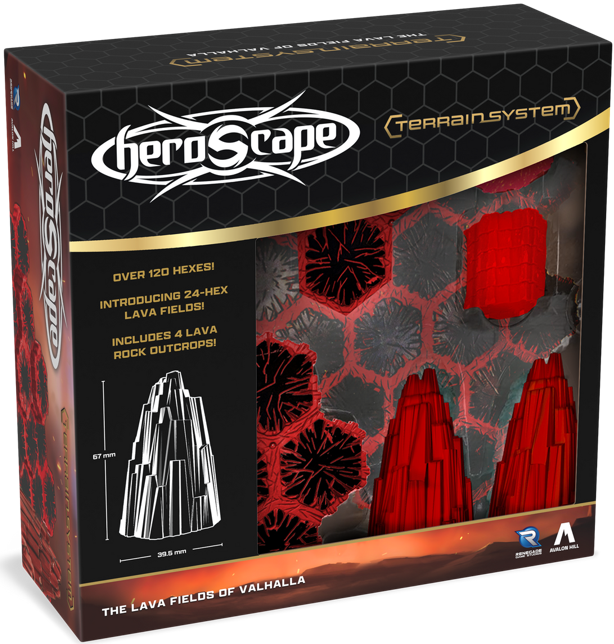 Heroscape - The Lava fields of Valhalla