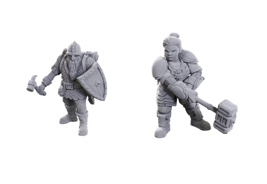 D&D Unpainted - Dwarves (90733)