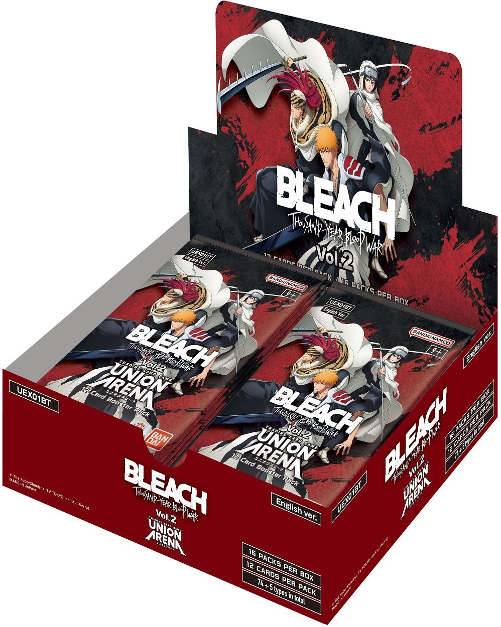 Union Arena Bleach Thousand Year Blood War Vol.02 - Booster Box Boutique Le Chevalier Union Arena Bleach Thousand Year Blood War Vol.02 - Booster Box Boutique Le Chevalier