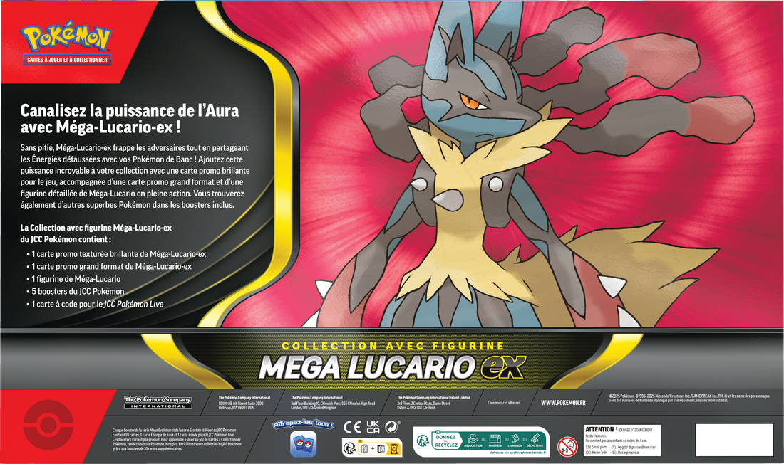 Mega Lucario ex Premium Collection avec Figurine (FR)