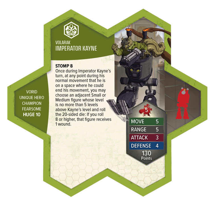 Heroscape - Boiling Tension: Imperator Kayne