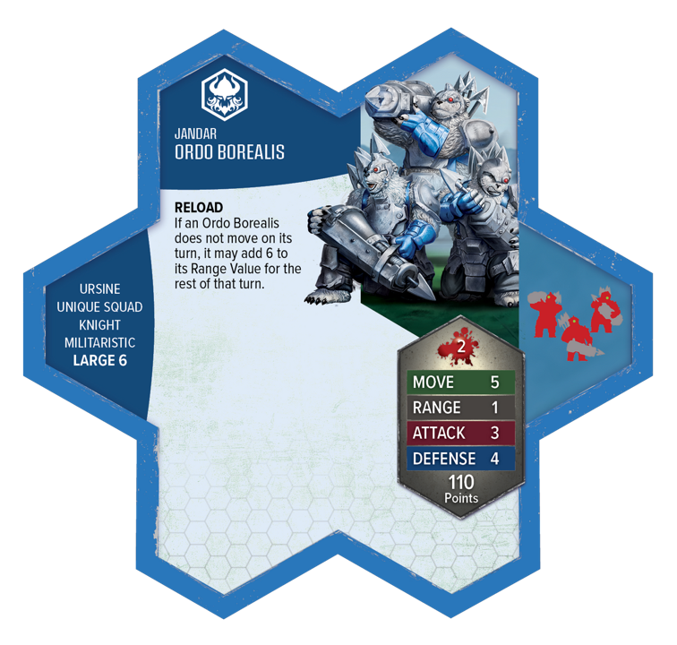 Heroscape - Rising Tide: Knight Primus Adelbern and Ordo Borealis Army Expansion