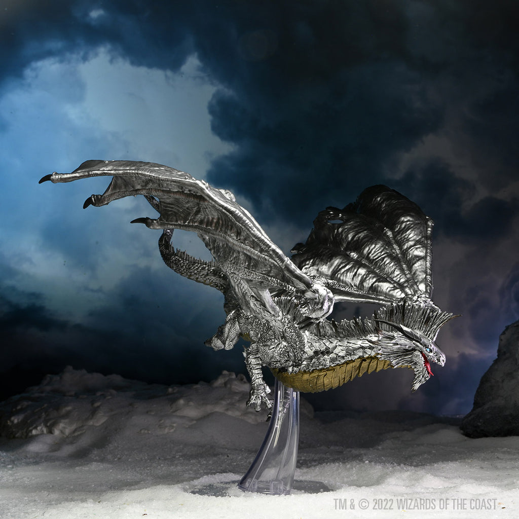D&D Icons of the Realms - Adult Silver Dragon