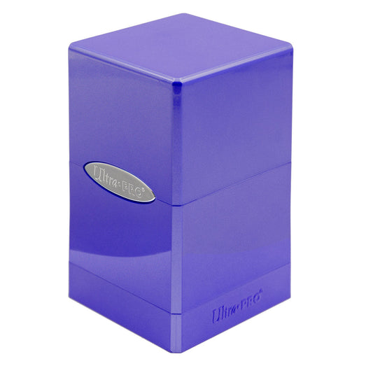 UP Satin Tower Hi-Gloss Deck Box Amethyst Purple 100+