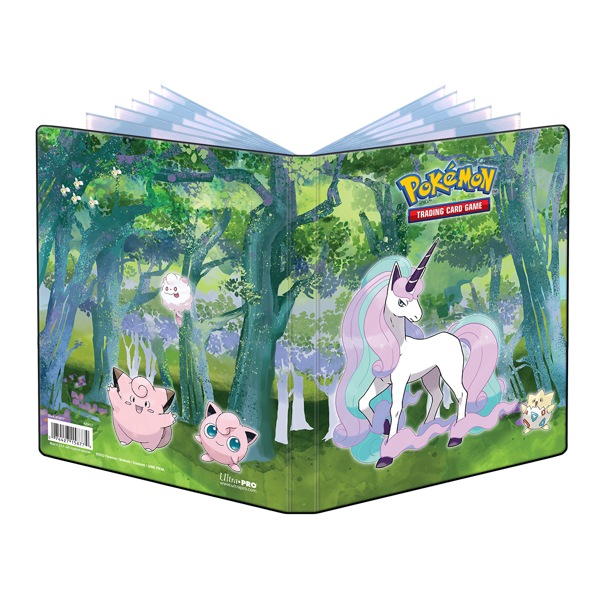 UP Enchanted Glade Pokemon Portfolio 4PKT