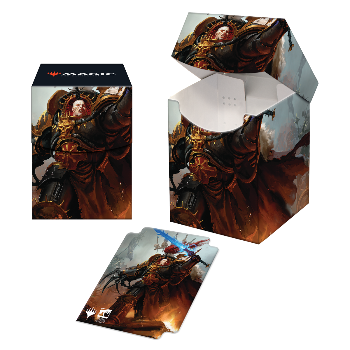 UP Warhammer 40K Commander Abaddon the Despoiler Deck Box 100+
