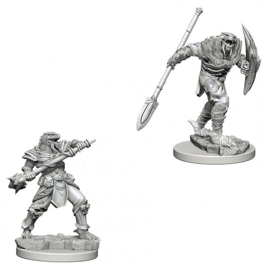 D&D Unpainted - Dragonborn Fighter with spear