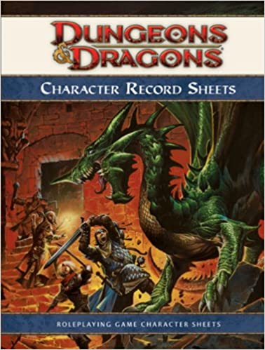 Dungeons & Dragons 4th edition - Character Record Sheets