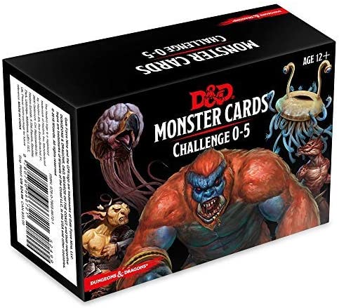 Dungeons & Dragons 5th edition - Monster Cards Challenge 0-5