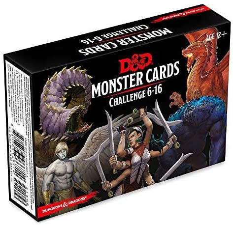 Dungeons & Dragons 5th edition - Monster Cards Challenge 6-16