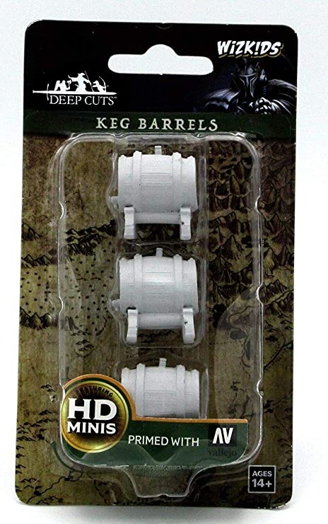 D&D Unpainted - Keg Barrels