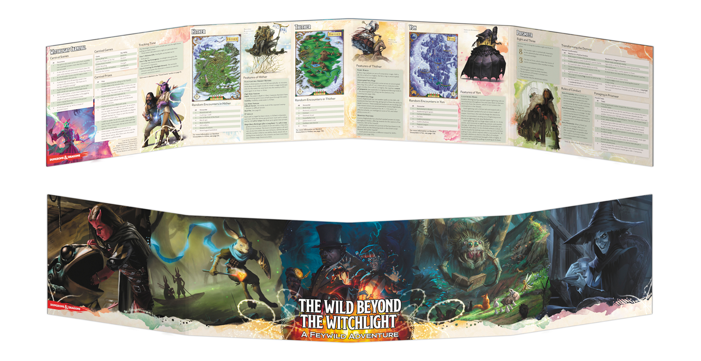 Dungeons & Dragons 5th edition - Dungeon Master's Screen The Wild Beyond the Witchlight