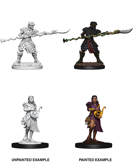 D&D Unpainted - Yuan-Ti Pureblood Adventurers