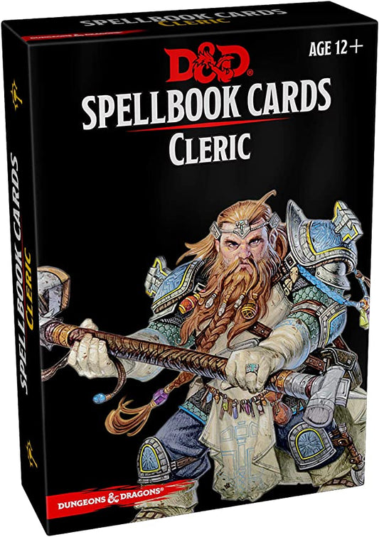 Dungeons & Dragons 5th edition - Spellbook Cards Cleric