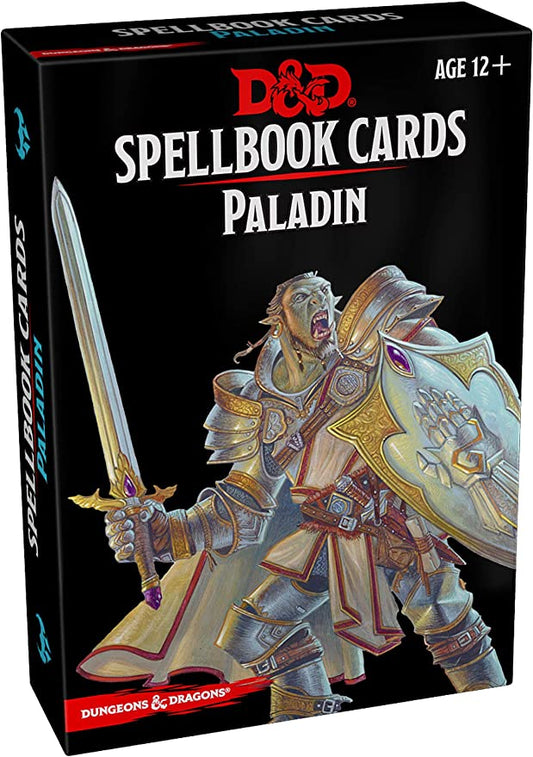 Dungeons & Dragons 5th edition - Spellbook Cards Paladin