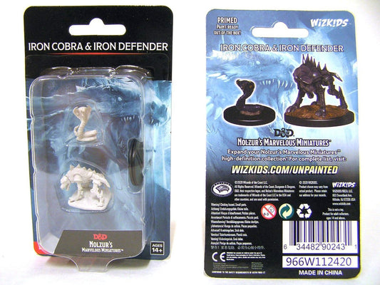 D&D Unpainted - Iron Cobra & Iron Defender