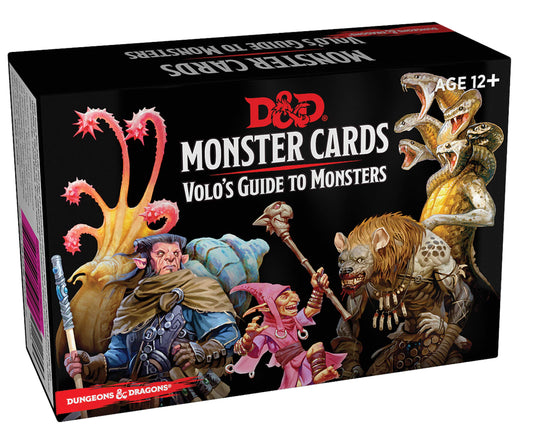 Dungeons & Dragons 5th edition - Monster Cards Volo's Guide to Monsters