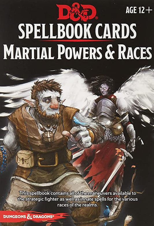 Dungeons & Dragons 5th edition - Spellbook Cards Martial Powers & Races