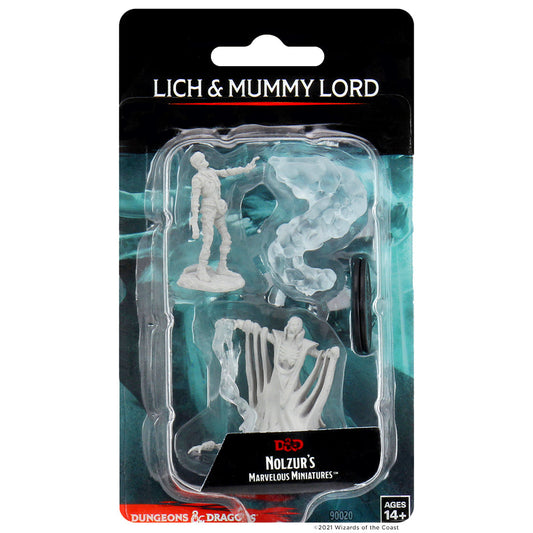 D&D Unpainted - Lich & Mummy Lord