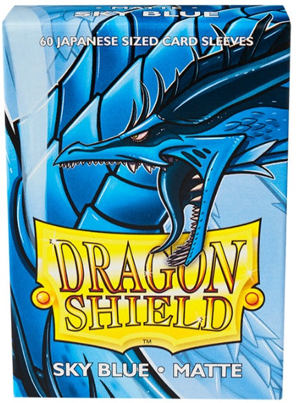 Dragon Shield Japanese Matte Sleeves Sky Blue 60CT