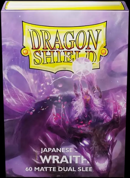 Dragon Shield Japanese Dual Matte Sleeves Wraith 60CT