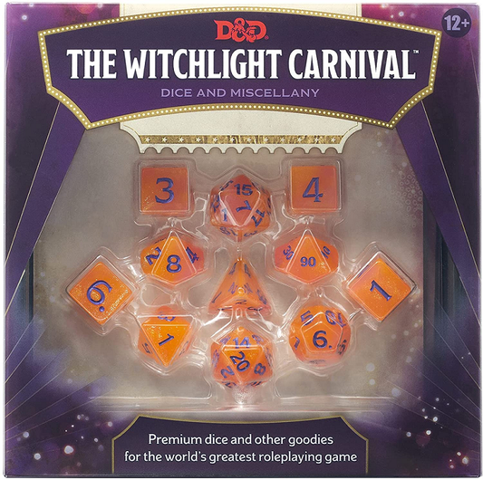 Dungeons & Dragons 5th edition - The Witchlight Carnival Dice and Miscellany