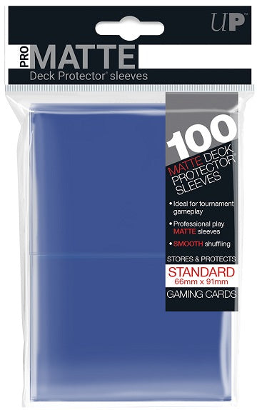 UP PRO-Matte Sleeves Blue 100CT