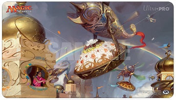 UP MTG Holiday Thopter Pie Network Playmat