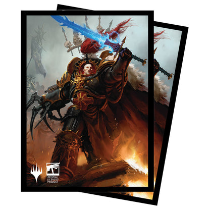 UP Warhammer 40K Commander Abaddon Sleeves 100CT