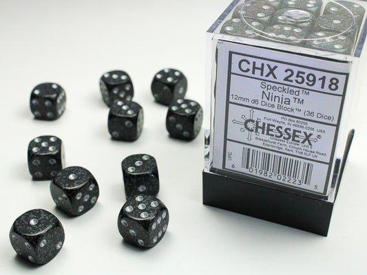 Chessex - Speckled Ninja 36d6