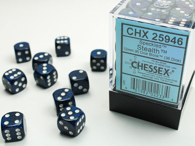 Chessex - Speckled Stealth 36d6