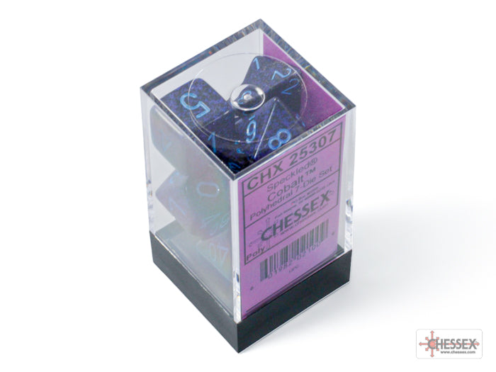 Chessex - Speckled Cobalt 7-Dice Set