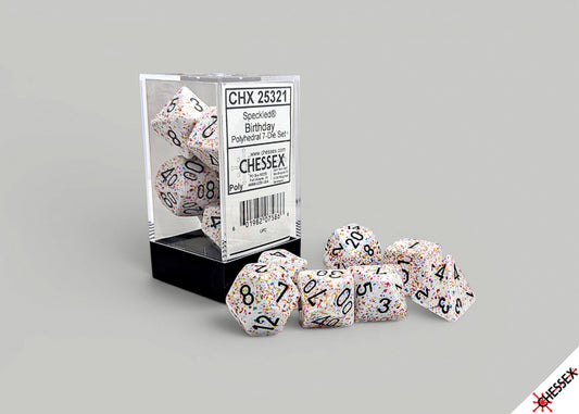 Chessex - Speckled Birthday 7-Dice Set