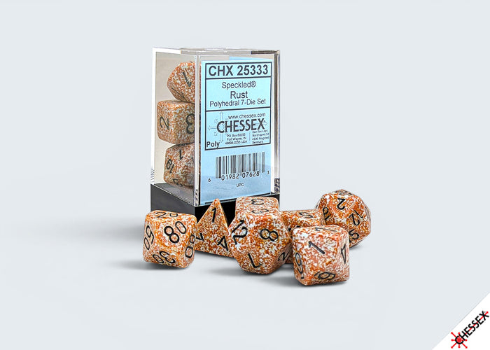 Chessex - Speckled Rust 7-Dice Set