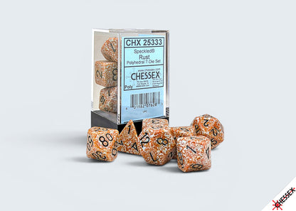 Chessex - Speckled Rust 7-Dice Set