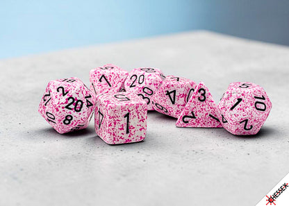 Chessex - Speckled Pink 7-Dice Set