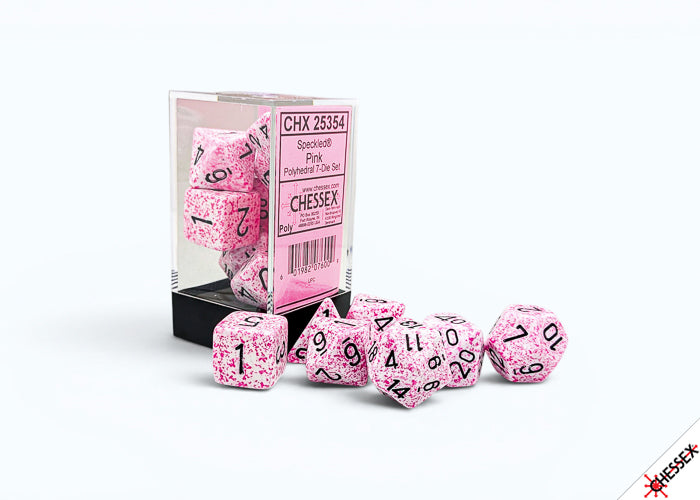 Chessex - Speckled Pink 7-Dice Set