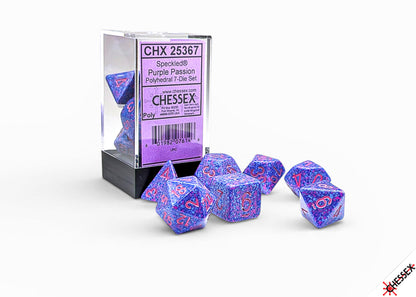 Chessex - Speckled Purple Passion 7-Dice Set