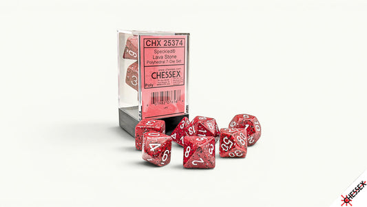 Chessex - Speckled Lava Stone 7-Dice Set