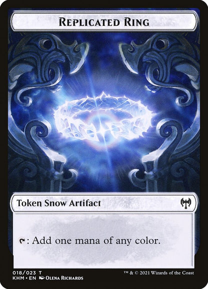 Treasure // Replicated Ring Double-Sided Token [Kaldheim Tokens]