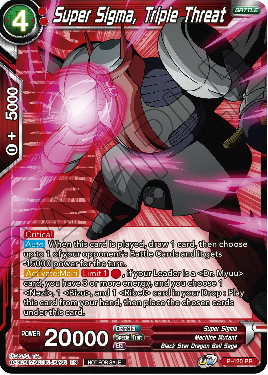 Super Sigma, Triple Threat (Championship Pack 2022 Vol.2) (P-420) [Pro – Boutique Le Chevalier
