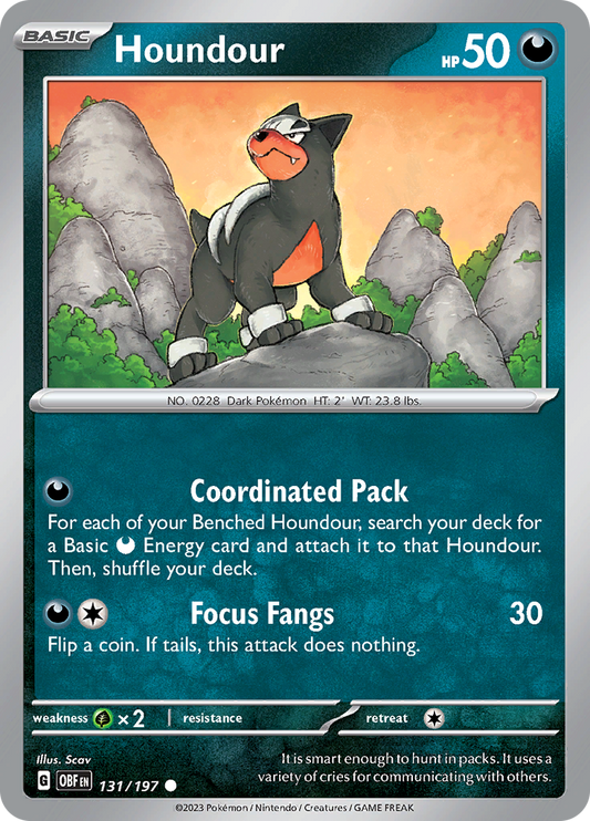 Houndour (131/197) [Scarlet & Violet: Obsidian Flames]