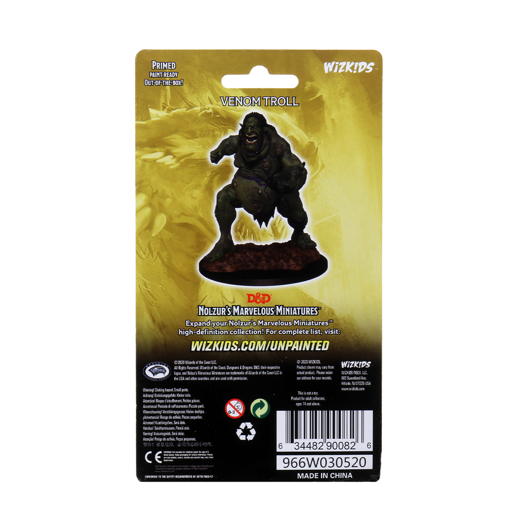 D&D Unpainted - Venom Troll