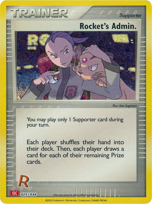 Rocket's Admin. (CLC) [Trading Card Game Classic]