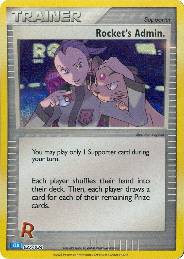 Rocket's Admin. (CLB) [Trading Card Game Classic]