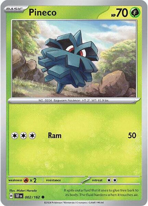 Pineco (002/162) [Scarlet & Violet: Temporal Forces]