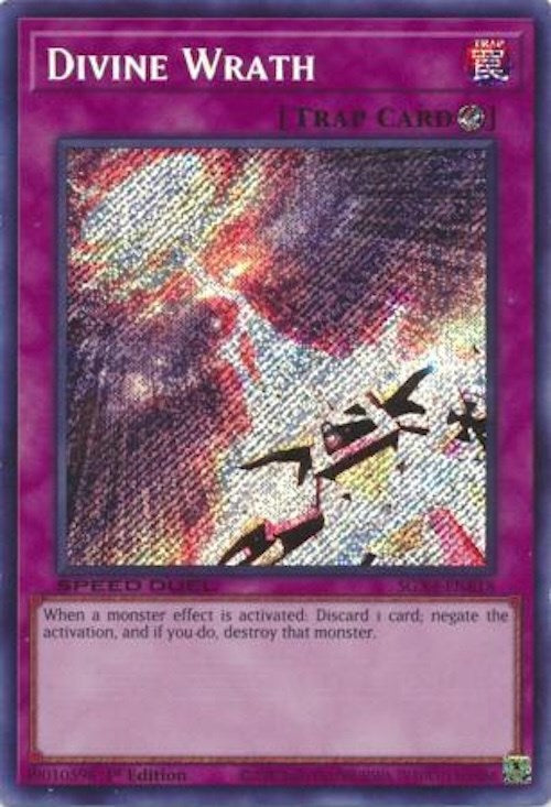 Divine Wrath (Secret Rare) [SGX4-ENB18] Secret Rare